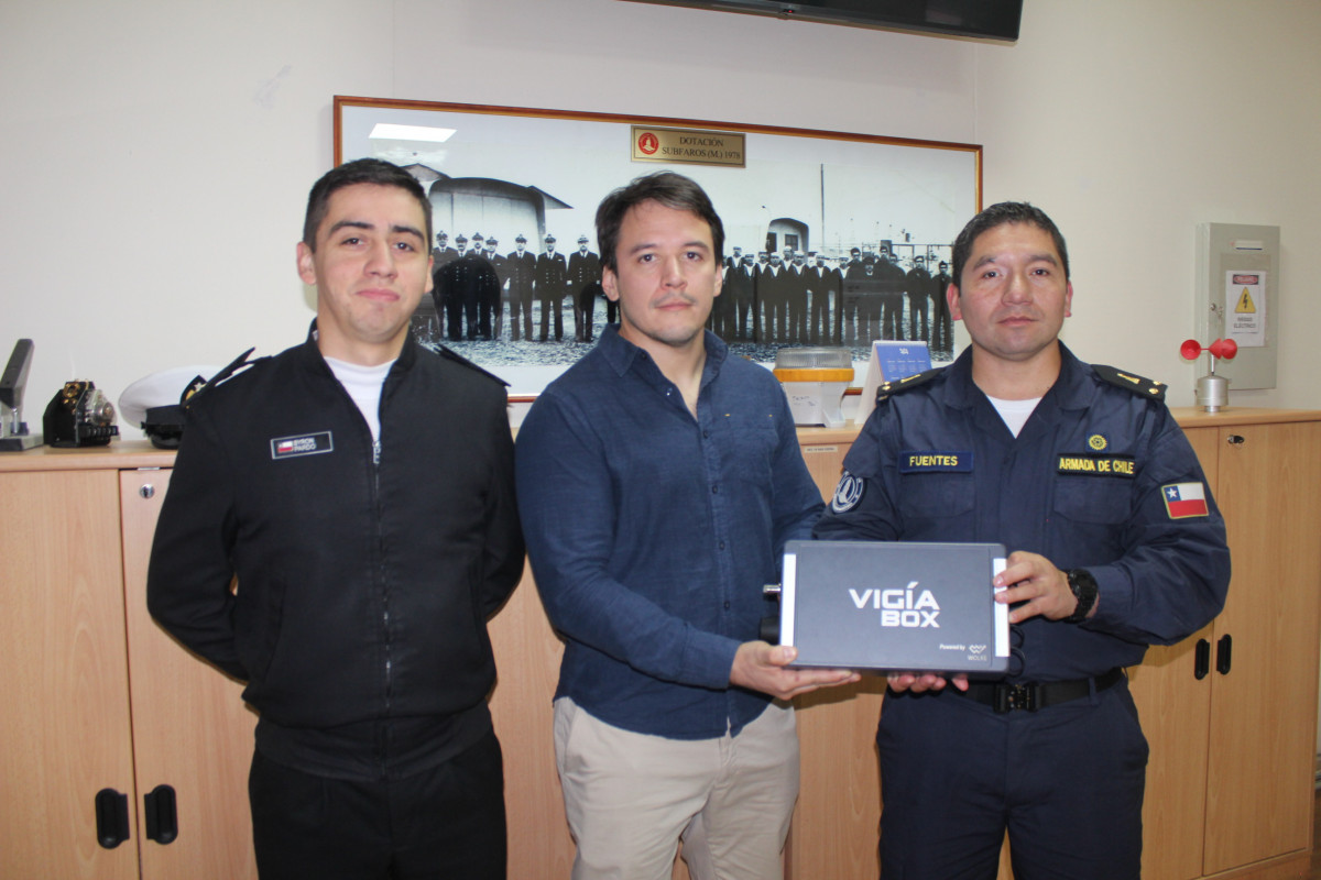 Presentación de sistema Vigía X Firma Armada de Chile