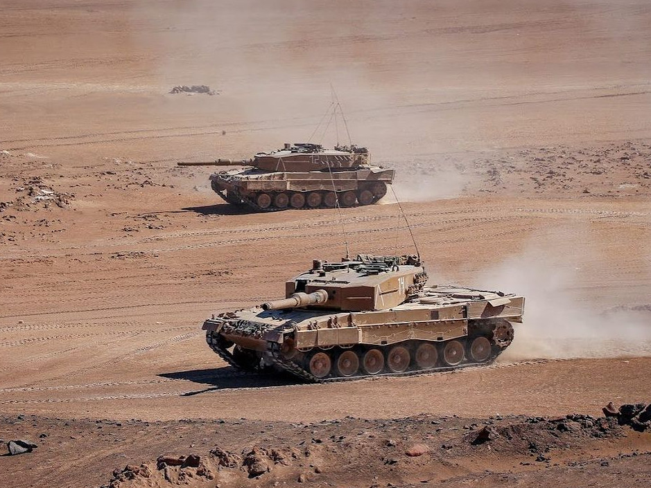 Tanques Leopard 2A4. Firma Ejército de Chile