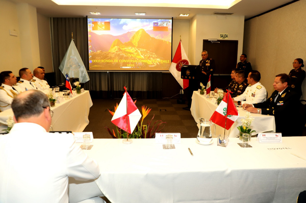 XXXIII Ronda de Conversaciones de Altos Mandos Militares Firma Comando Conjunto de las Fuerzas Armadas del Perú