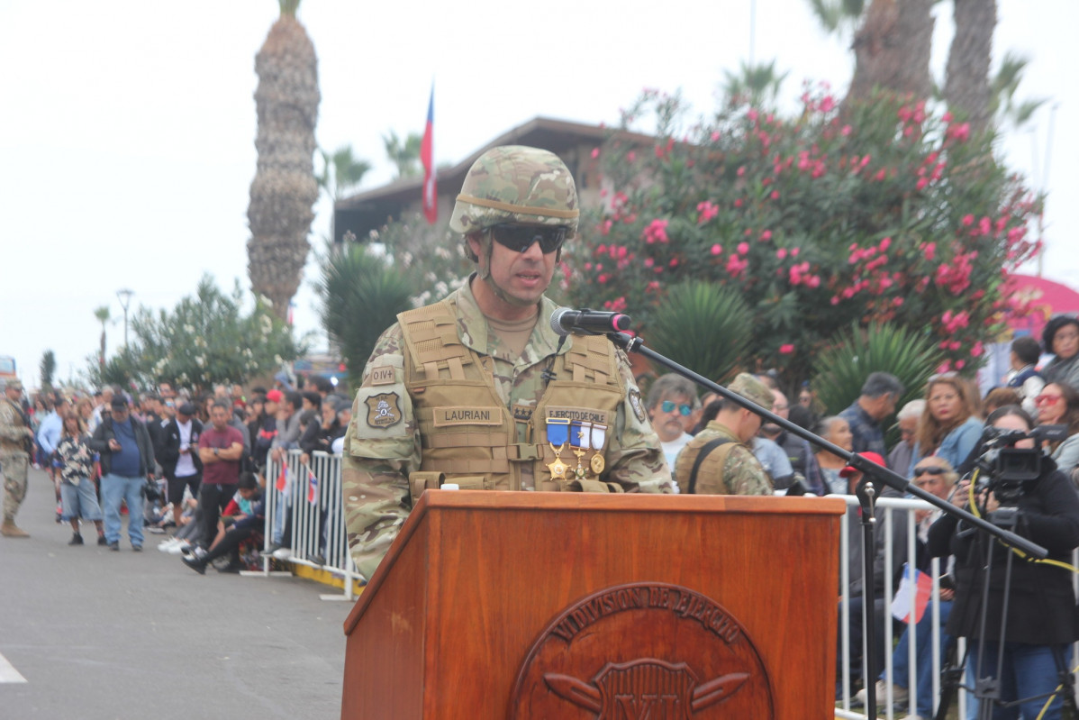 Coronel Cristián Lauriani Firma Core Arica y Parinacota