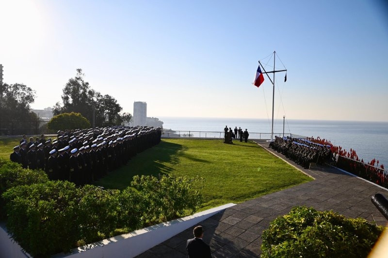 Ceremonia de cambio de mando en el Comando de Operaciones Navales. Firma Armada de Chile
