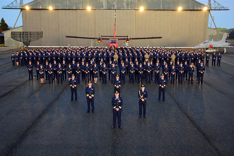 Aniversario N° 45 de la IVª Brigada Aérea. Firma FACh