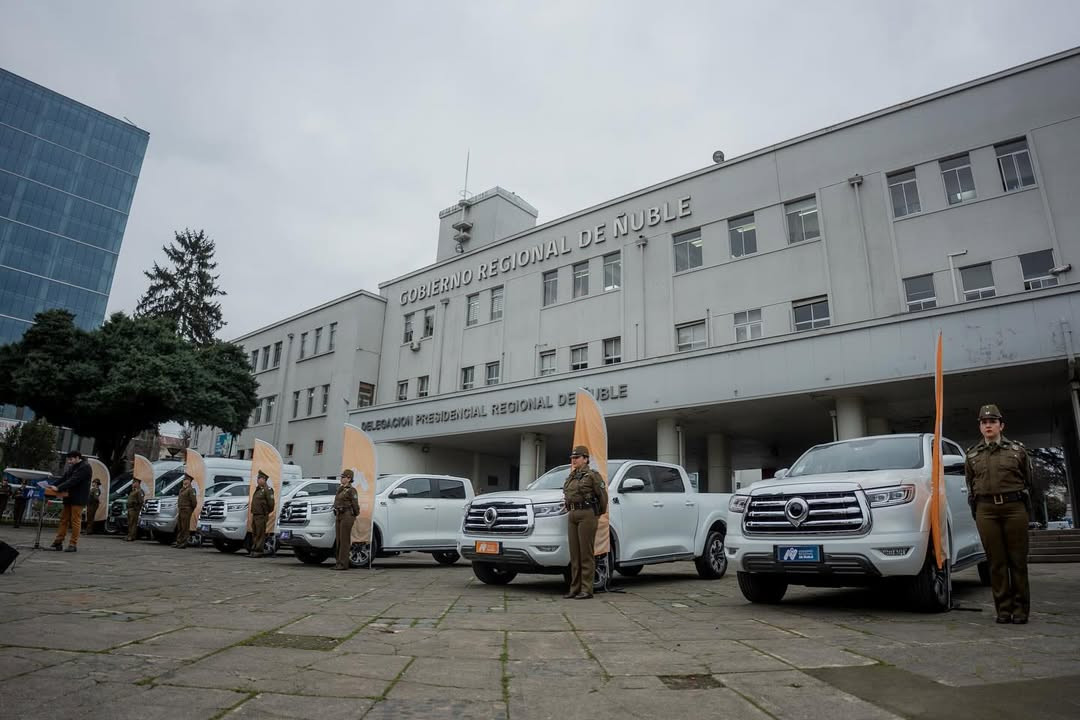 Camionetas Great Wall Poer Plus entregadas a Carabineros de Chile. Firma Gore Ñuble 002