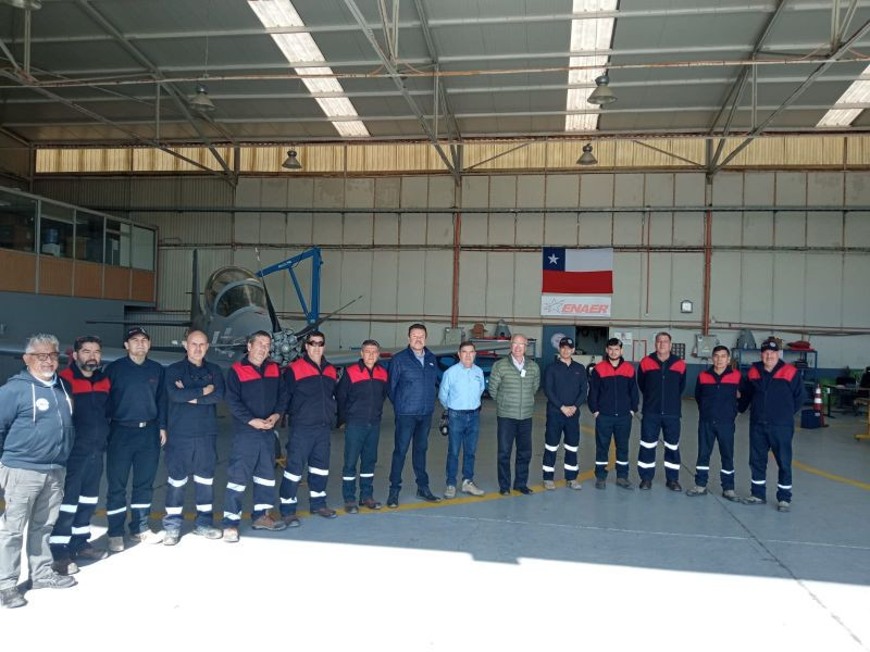 Embraer certifica a Enaer como centro de mantenimiento autorizado de los Super Tucano de la FACh Firma Enaer