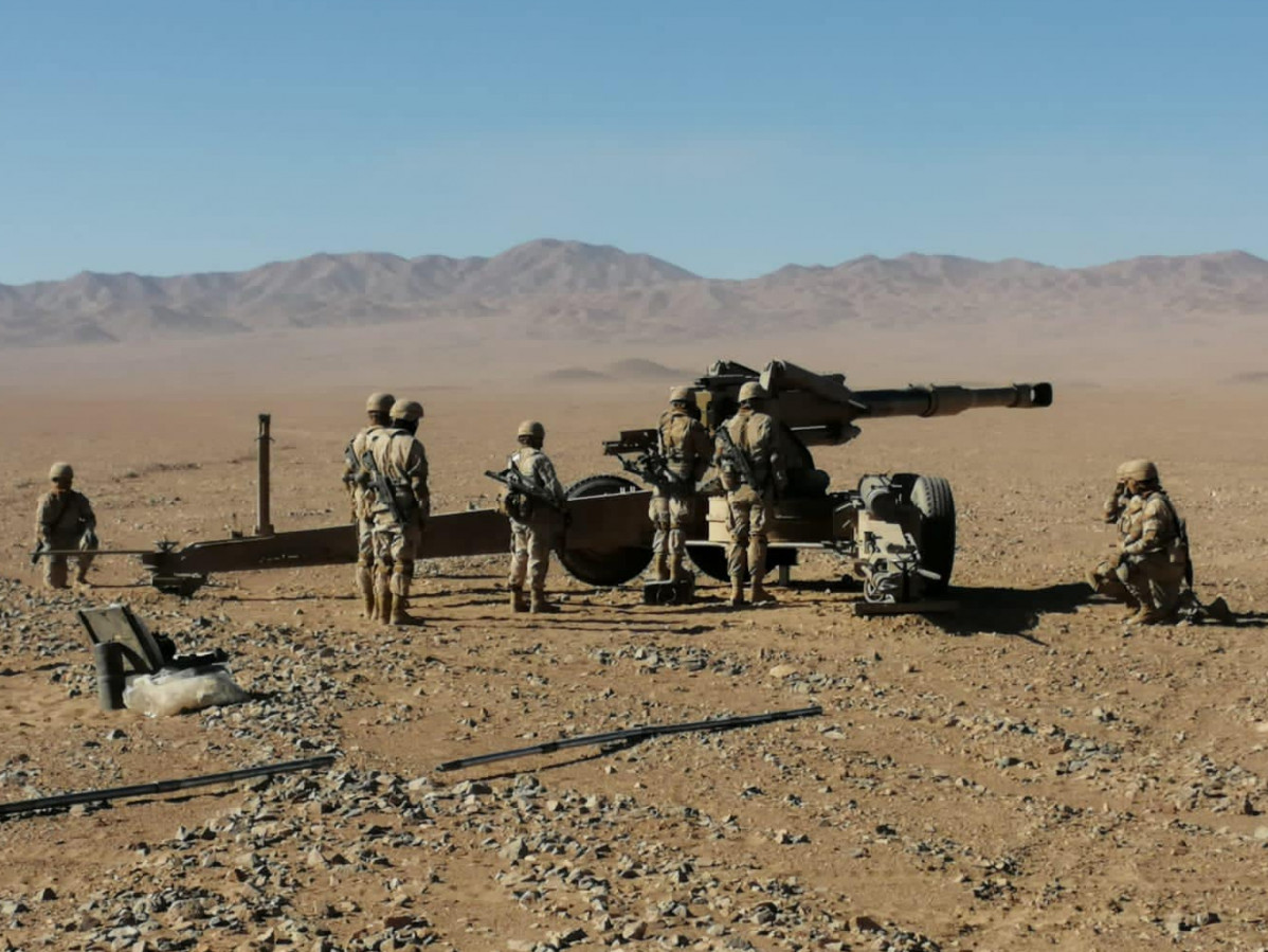 M71 Grupo de Artillería Borgoño Foto Ejército de Chile