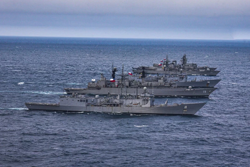 El país tiene en marcha el Plan Nacional Continuo de Construcción Naval que contempla la construcción local de las fragatas de la Escuadra Nacional. Firma Armada de Chile